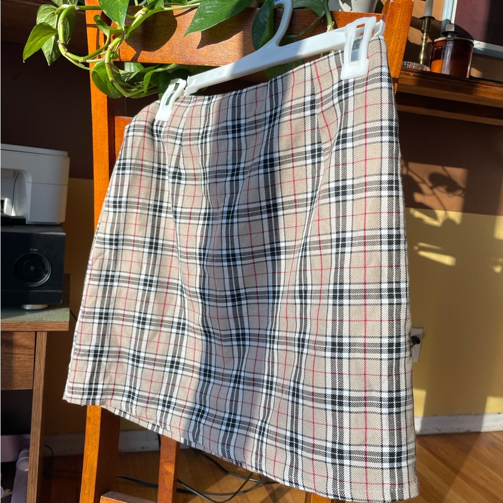 Plaid skirt